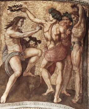 Raphael : Stanza della Segnatura, Apollo and Marsyas